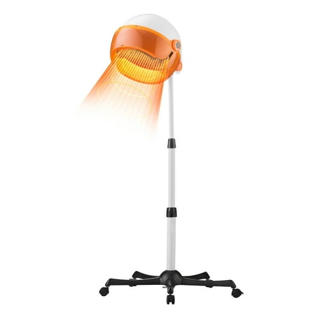 KFFKFF Professional Hair Dryer 1875W Robust Pedestal Dryer Customizable Timer & 3 Temperature/Velocity Settings Portable Stand with Rollers for Personal & Salon Applications