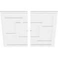 thumbnail image 2 of 28"OD x 1"ID x 9 3/4"C x 1"P Knox Architectural Grade PVC Contemporary Ceiling Medallion, Two Piece, 2 of 11