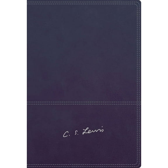 Rvr, Biblia Reflexiones de C. S. Lewis, Interior a DOS Colores, Leathersoft, Azul Marino, Comfort Print, (Hardcover)