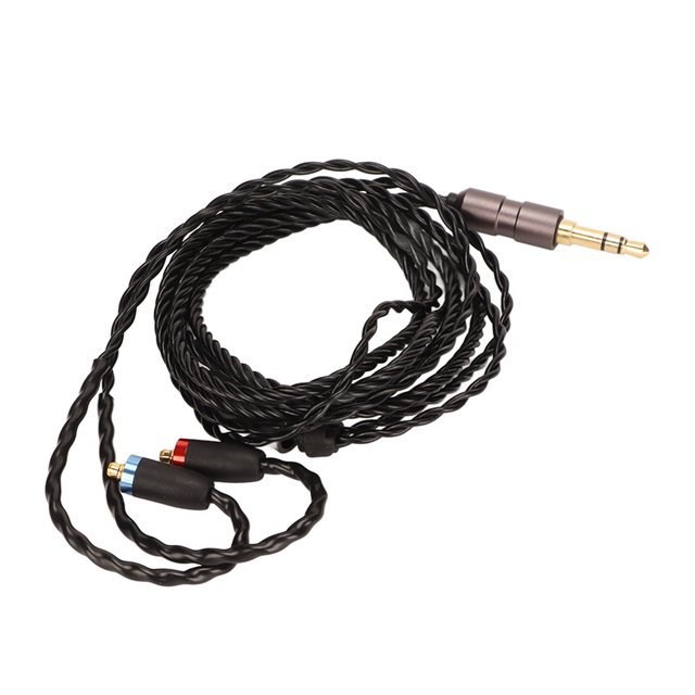 Cable de repuesto para auriculares OFC, cobre, 47 pulgadas, chapado en oro, suave, Flexible, 3,5mm, Cable para auriculares SE215 SE315 SE425 SE535