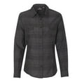 thumbnail image 1 of Chemise à Carreaux à Manches Longues pour Femmes, TG, Noir/gris, 1 of 1