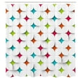 thumbnail image 3 of Ambesonne Geometric Shower Curtain, Modern Graphic Mosaic, 69"Wx84"L, Multicolor, 3 of 5
