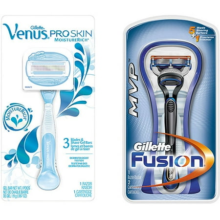 Free His/her Gillette Razors Courtesy Of