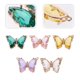 thumbnail image 4 of 5 unids chic metal mariposas encantos brillante bricolaje cristal joyería colgantes decoración, 4 of 5
