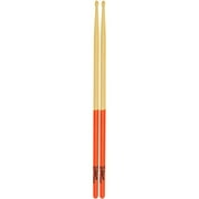 ZILDJIAN 7ACWMO MAPLE 7A WOOD ORANGE DIP ACORN TIP SHAPE DRUMSTICKS - 6 PAIRS