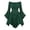 Green, variant on Krdevn Girls Off Shoulder Ruffle Sleeve Dress Solid Color High Waist Asymmetrical Hem Casual Summer Party Dress,3-4 Years