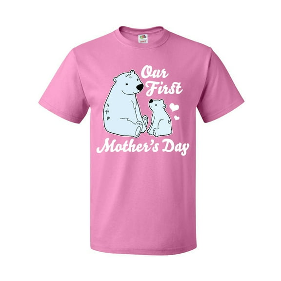 Inktastic Our First Mothers Day with Polar Bears T-Shirt