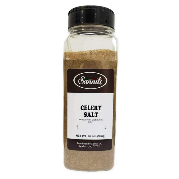 Sanniti Premium Celery Salt, 35 Ounce Jar