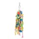 thumbnail image 1 of Birds Parrots Multicolored Natural Wooden Chewing Toy Biting Block Gnawing String, 1 of 1