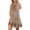Khaki, variant on Lenago Summer Dresses for Women Plus Size Summer Fashion Printed Round-Neck Sleeveless Pullover Dress Beach Tank Summer Dresses on Clearance