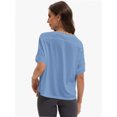 thumbnail image 2 of Womens T-Shirts Loose Fit Crewneck Short Sleeve Summer Casual Blouse Tee Tops, 2 of 4