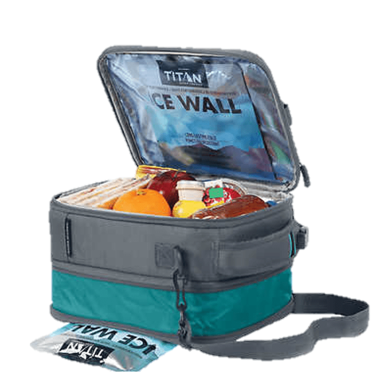 Titan Arctic Zone Fridge Cold, Crush Resistant Lunch Pack with 2