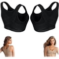 thumbnail image 1 of HSHDLDF 2Pcs Semibras for Older Women Front Closure,Goldies Bra for Seniors Front Closure Back Support, 1 of 7