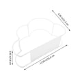 thumbnail image 5 of KAKOWELY Cloud Shaped Desktop Book Rack Modern Metal Wire Bookshelf Simple Magazine Holder Rack for Home Office (White),12.6"X8.46"X3.86", 5 of 5