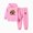 A3-Pink, variant on Boys and Girls Outfit Set Kids Cute Cartoon Print Long Sleeved Hoodie and Pants Casual Set 6-24 Months 2T 3T 4T 5T 6T Children Red,3-4 Years