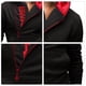 thumbnail image 2 of Chándal con capucha para hombre, sudadera de invierno, sudaderas con capucha cálidas Eccomum Negro y azul M, 2 of 7