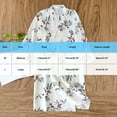 thumbnail image 3 of Tnhcen Women's Summer Cotton Sleep Robe - Floral Print Loose Fit Pajama with Pockets Basic Home Wear for Women M-L, 3 of 3