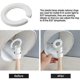 thumbnail image 4 of Lampshade reducing rings Lampshade Ring Adapter Lamp holder, 4 of 5