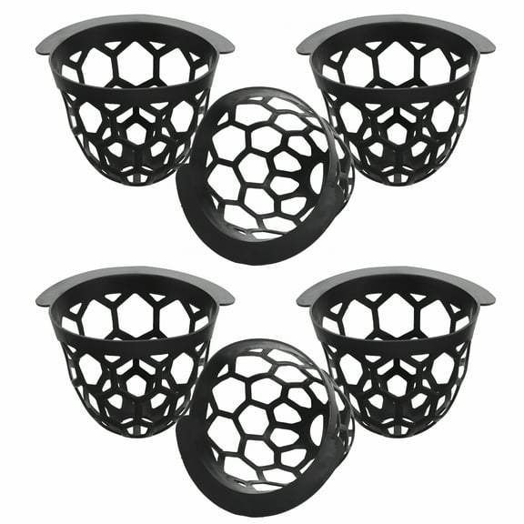 BESTSKY 6pcs Pool Table Drop Pocket TPE Billiard Net Pocket Billiard Table Storage Pocket