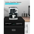 thumbnail image 2 of Black + Decker Portable Dishwasher, 18 inches Wide, 8 Place Setting, Black, 2 of 7