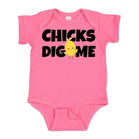 

Inktastic Chicks Dig Me Gift Baby Boy Bodysuit