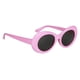 thumbnail image 4 of Gafas de sol ovaladas vintage, gafas redondas pequeñas retro con marco grueso, protección solar B 3 Colcomx gafas de sol clout goggles, 4 of 6