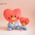 thumbnail image 4 of 【Entrega 24 horas】Kpop bts bt21 12cm cartoon soft toy chimmy cookie koya mang rj shake tata soft toy bt21 doll breloczek prezent, 4 of 4