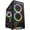 Black, variant on COUGAR DUOAIR RGB Mid-Tower Case, 5 Fans Preinstalled, 410mm Graphic Card Supported, 360mm Water Cooling Supported, Dual Front Panels (Mesh/Glass), White