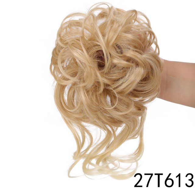 Yeacher Pièce de Cheveux Chignon Décoiffé Synthétique Chouchous Chignon Décoiffé Extensions