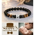 thumbnail image 2 of First Father's Day Gifts for New Dads, First Time Dad Gifts, New Dads to be, Dads to be Bracelets Birthday Gifts Easter Gifts, 2 of 6