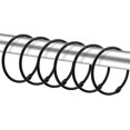 thumbnail image 1 of 36 Pack Shower Curtain Rings (Black), 1 of 5