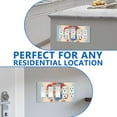 thumbnail image 5 of 5-Gang Screwless Pioneer Floral Decorative Wall Plates,Size 5-Gang 10.1"W x 4.7"H,Unbreakable Thermoplastic Faceplate Cover for Kitchen Living Room Bedroom Decorator Receptacle Outlet Switch, 5 of 7