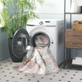 thumbnail image 4 of SAFAVIEH Arizona Mia Medallion Machine Washable Area Rug, Turquoise/Rust, 4' x 6', 4 of 8