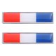 thumbnail image 1 of 2 piezas CAR SETACURA DE CAR SETACA DE LA NACIÓN Tema de la bandera Palacé de metal decorativa de metal decorativo, 1 of 5