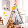 thumbnail image 5 of Ceiling Mobile Hanging Cloud Decorations Rainbow Mobile Cloud Ceiling Decor Durable Portable Felt Floating Cloud Room Decoration Pendant, 5 of 5
