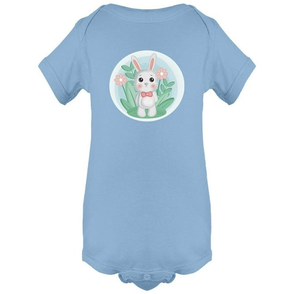 Rabbit Standing In A Garden Bodysuit Infant -Image by Shutterstock,  Newborn