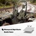 thumbnail image 3 of KUIFORTI Green Camouflage UTV Seat Covers Waterproof Scratch-resistant Seats Cover with Headrest Covers Outdoor Seat Cover Set Compatible with Rhino 700 660 450 2004-2021, 3 of 6
