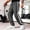 Gray, variant on Uwinwear Mens Lightweight Pants Wide Leg Side Stripe Stretch Drawstring Sweatpants with Pockets Casual Street Track Gray M