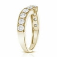 thumbnail image 2 of Vir Jewels 1 CTTW V-Shape Diamond Wedding Band with Milgrain 14K Yellow Gold Size 6.5 Female Adult, 2 of 6