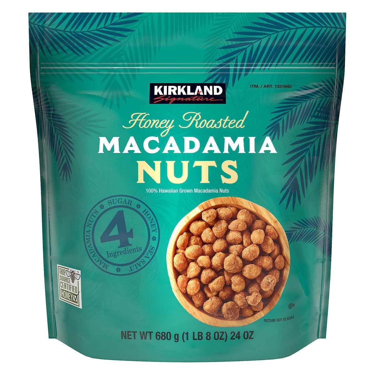 Kirkland Signature Honey Roasted Macadamia Nuts, 24 Ounce