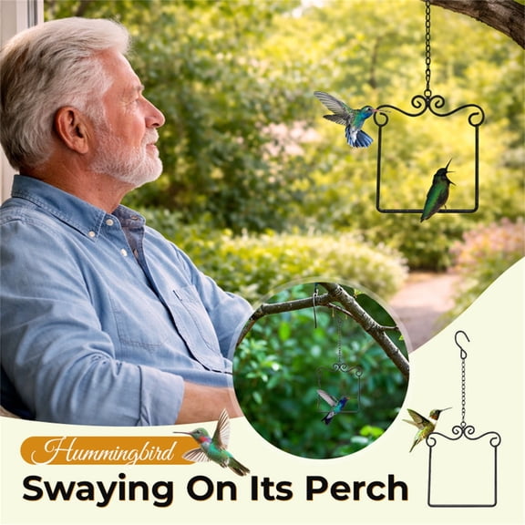Hummingbird Perch Stand Metal, Comfortable Resting Place for Tiny Feet, Weather Resistant for Garden Outdoor, Decorative Attractant for Backyard Bird Watching