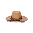 thumbnail image 3 of The Pioneer Woman Fedora Hat with Scarf Band, Camel, 3 of 3