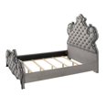 thumbnail image 4 of ACME Perine Tufted Velvet Upholstered Queen Panel Bed in Gray, 4 of 5