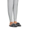 thumbnail image 3 of Joyspun Women's Faux Fur X-Band Slippers, 3 of 7