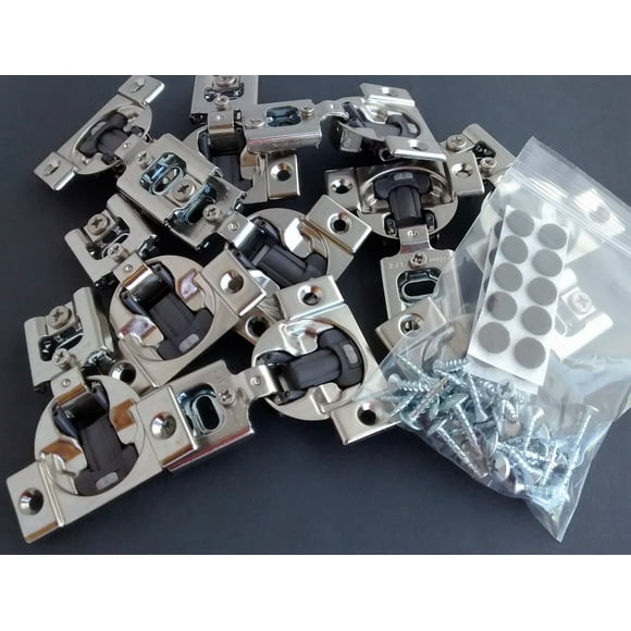 10 Pcs (Five Pairs) Soft Close Blum Blumotion Screw On Hydraulic Compact Hinge - 38N SERIES 105 deg 3/8 IN OVERLAY WITH SCREWS