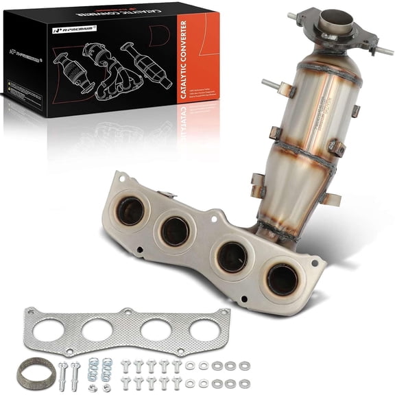 A-Premium Catalytic Converter Kit Direct-Fit Compatible with Toyota RAV4 2004-2005 2.4L & Scion tC 2005-2006 2.4L EPA Compliant