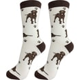 thumbnail image 4 of Happy Tails Chocolate Labrador Dog Lover Colored Socks - One Size Fits Most, 4 of 9