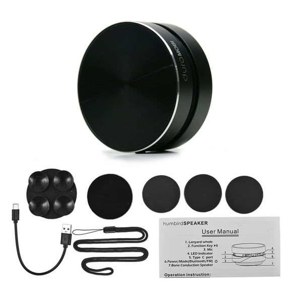 sound,Stereo Portable And Player Built-in Mic Sound Box Stereo Sound Player Built-in Conduction Tws Stereo Bt Built-in Mic Sound Size Player With Adsorption Function Mizuh