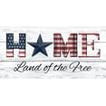 thumbnail image 2 of Deiter, Lori 24x14 Gold Ornate Wood Framed with Double Matting Museum Art Print Titled - Home - Land of the Free, 2 of 4