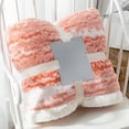 thumbnail image 6 of Fluffy Faux Fur Throw Blanket for Couch, Soft Plush Thick Cozy Fuzzy Minky Bubble Blanket for Home Living Room Decor Gift for Women, 6 of 7